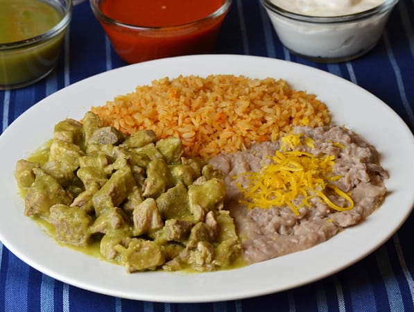 Order 17. Green Chile food online from Federico's Mexican Food store, Phoenix on bringmethat.com