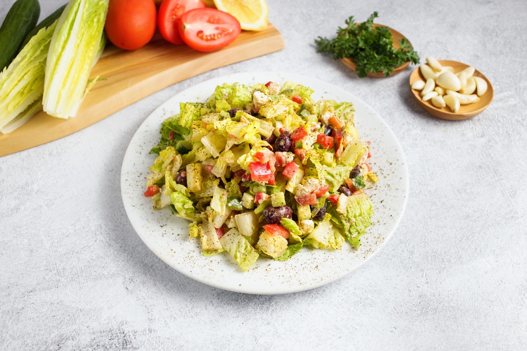 Order Greek Salad food online from Oren Hummus store, Cupertino on bringmethat.com