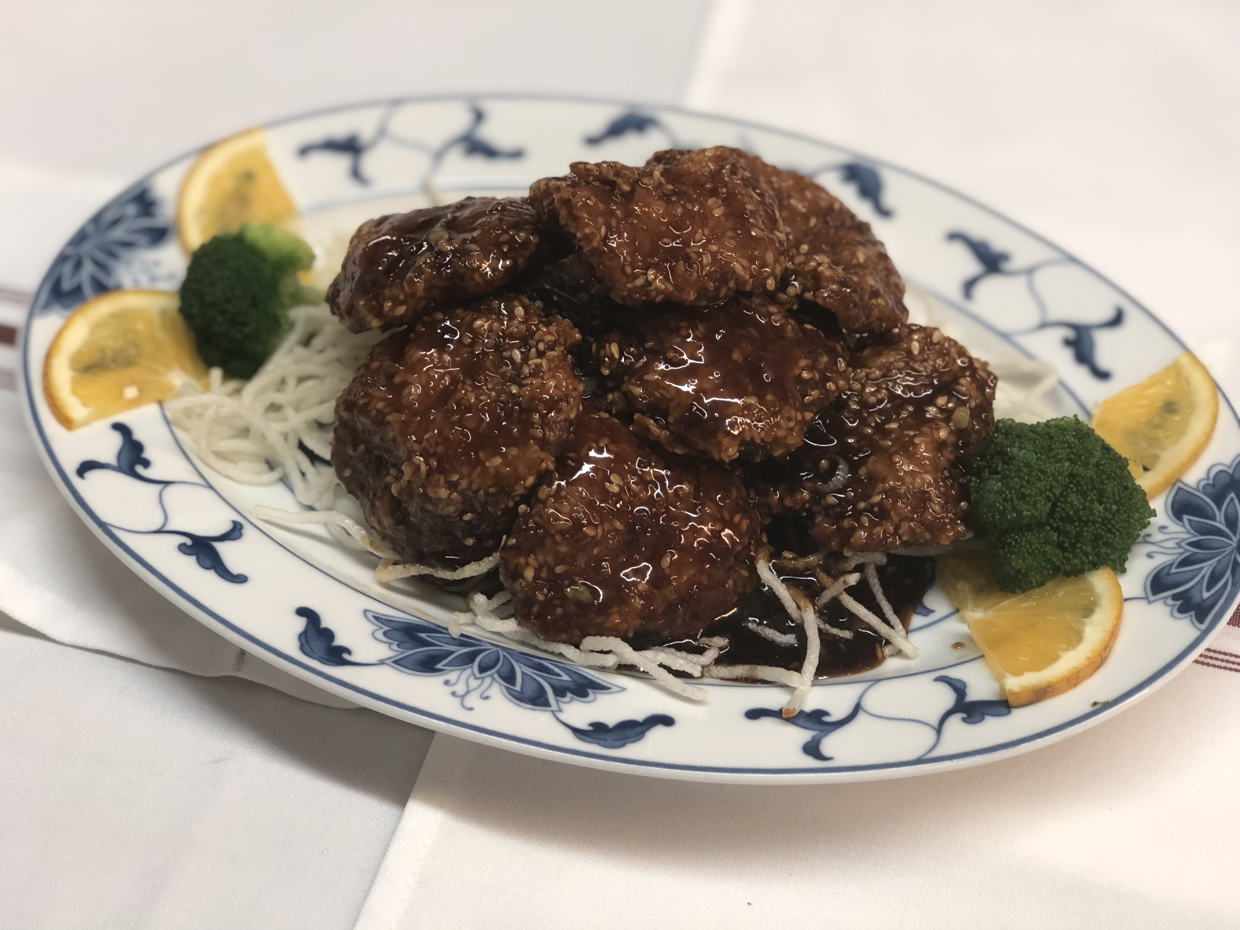 Order The Original Sesame Chicken 芝麻鸡 food online from Pyng Ho store, Decatur on bringmethat.com
