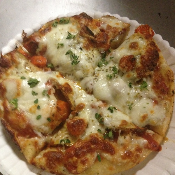 Order Mini Pan Pizza with 1 Topping food online from Gianni's Pizza store, Oceanside on bringmethat.com