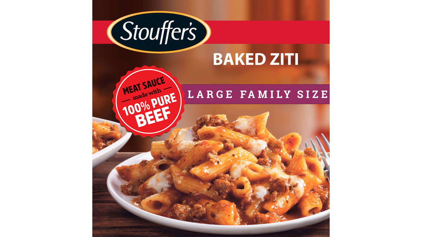 Order Stouffer'S Large Family Size Baked Ziti Frozen Meal 57 Oz. food online from Lula Convenience Store store, Evesham on bringmethat.com