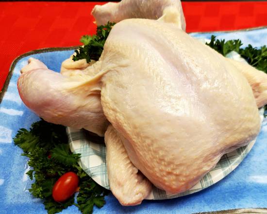Order Whole Chicken (3lb) food online from Cow Palace Butcher Shop store, Middle Island on bringmethat.com