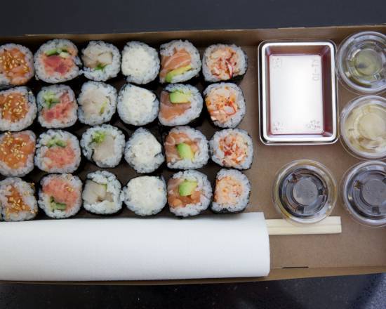 Order Sushi Box x24 pieces "Starving" food online from Bar A Zen store, Beverly Hills on bringmethat.com