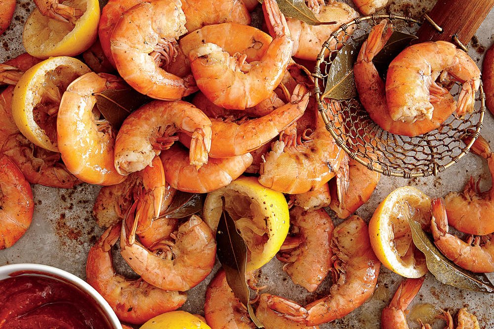 Order 1 Lb Shrimp(headless) food online from Crazy Seafood store, West Springfield on bringmethat.com