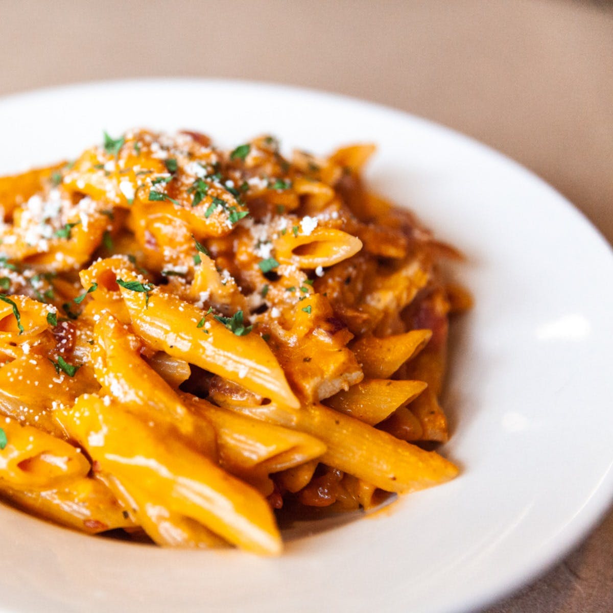 Order Penne Vodka - Pasta food online from Planet Pizza store, Shelton on bringmethat.com