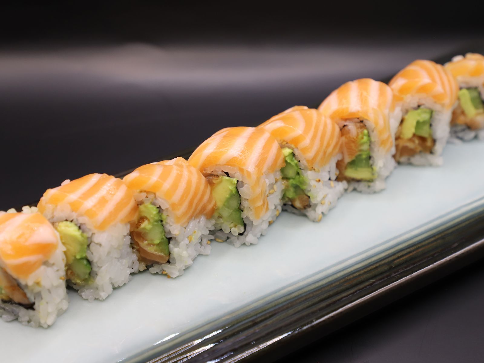 Order Salmon Lover Roll food online from The Room Sushi Bar store, Los Angeles on bringmethat.com