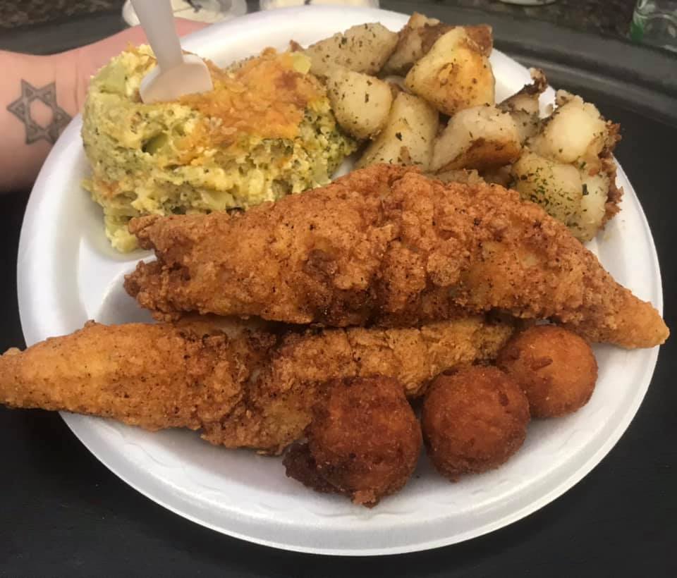 Order Fried Perch Plate food online from Chicken King store, Mount Holly on bringmethat.com
