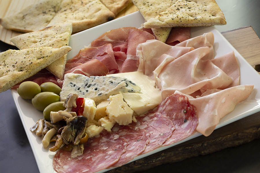 Order Plate of Meat and Cheese food online from Pizzeria Bruno store, Sutton on bringmethat.com