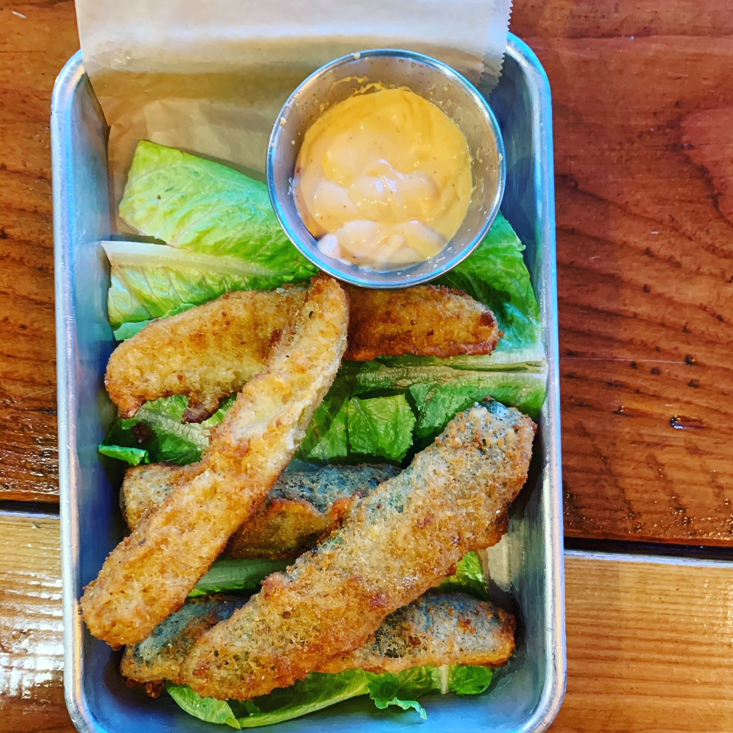 Order Fried Pickles food online from Way Station store, Fairfax on bringmethat.com