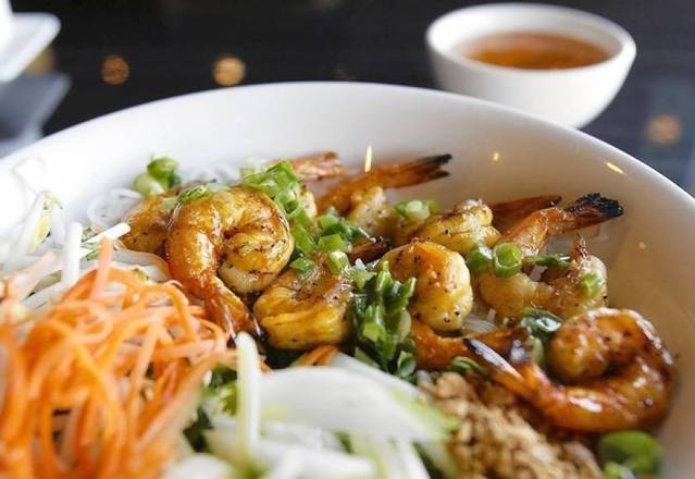 Order Shrimp Vermicelli food online from Green Bamboo Noodle House store, Cordova on bringmethat.com