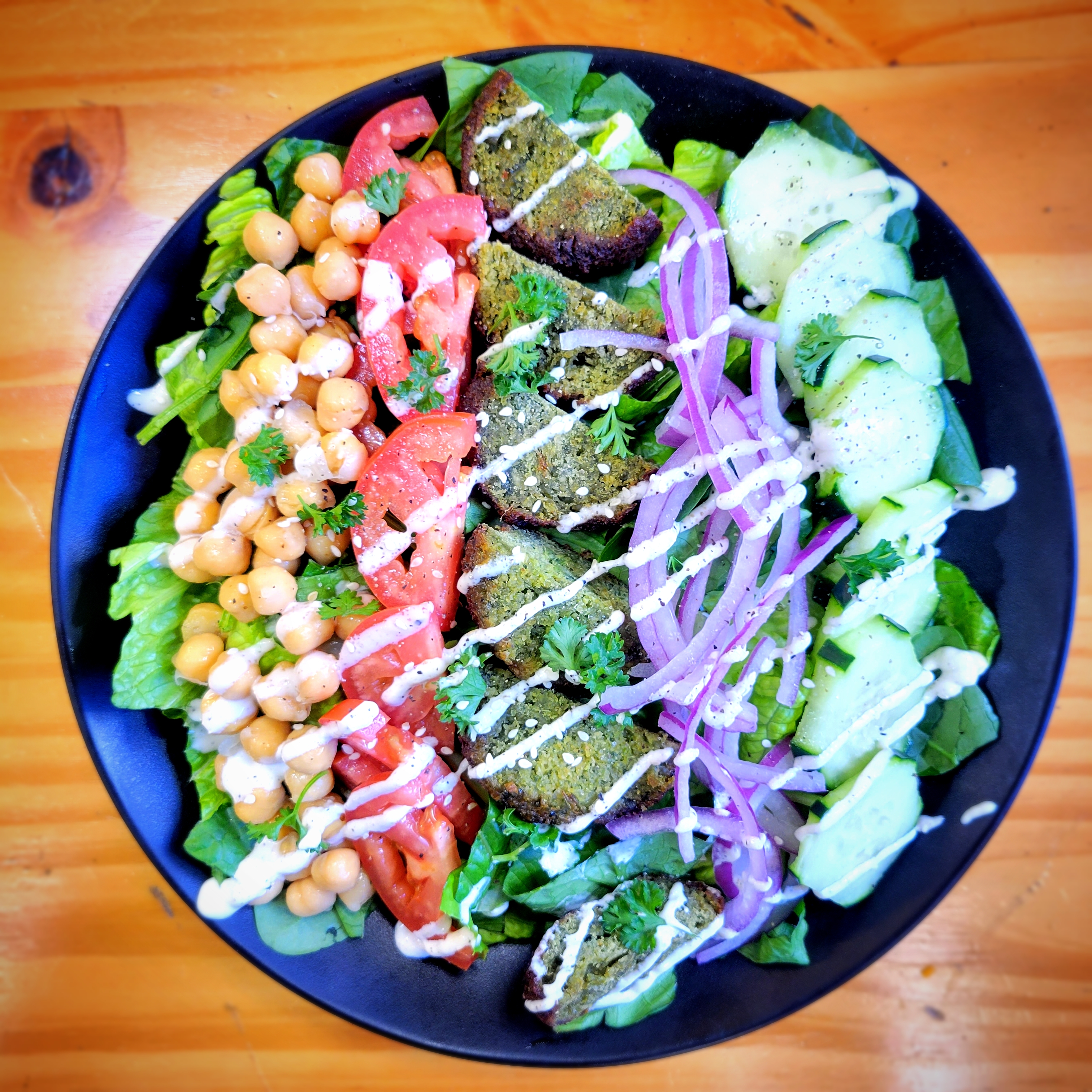 Order Vegan Rainbow Salad  food online from Oasis Deli store, San Jose on bringmethat.com