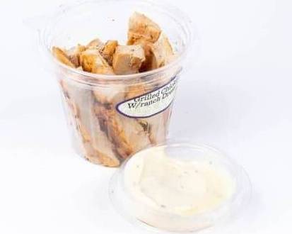 Order Grilled Chicken With Ranch Sauce food online from Fialkoff Kosher Pizza store, Lawrence on bringmethat.com