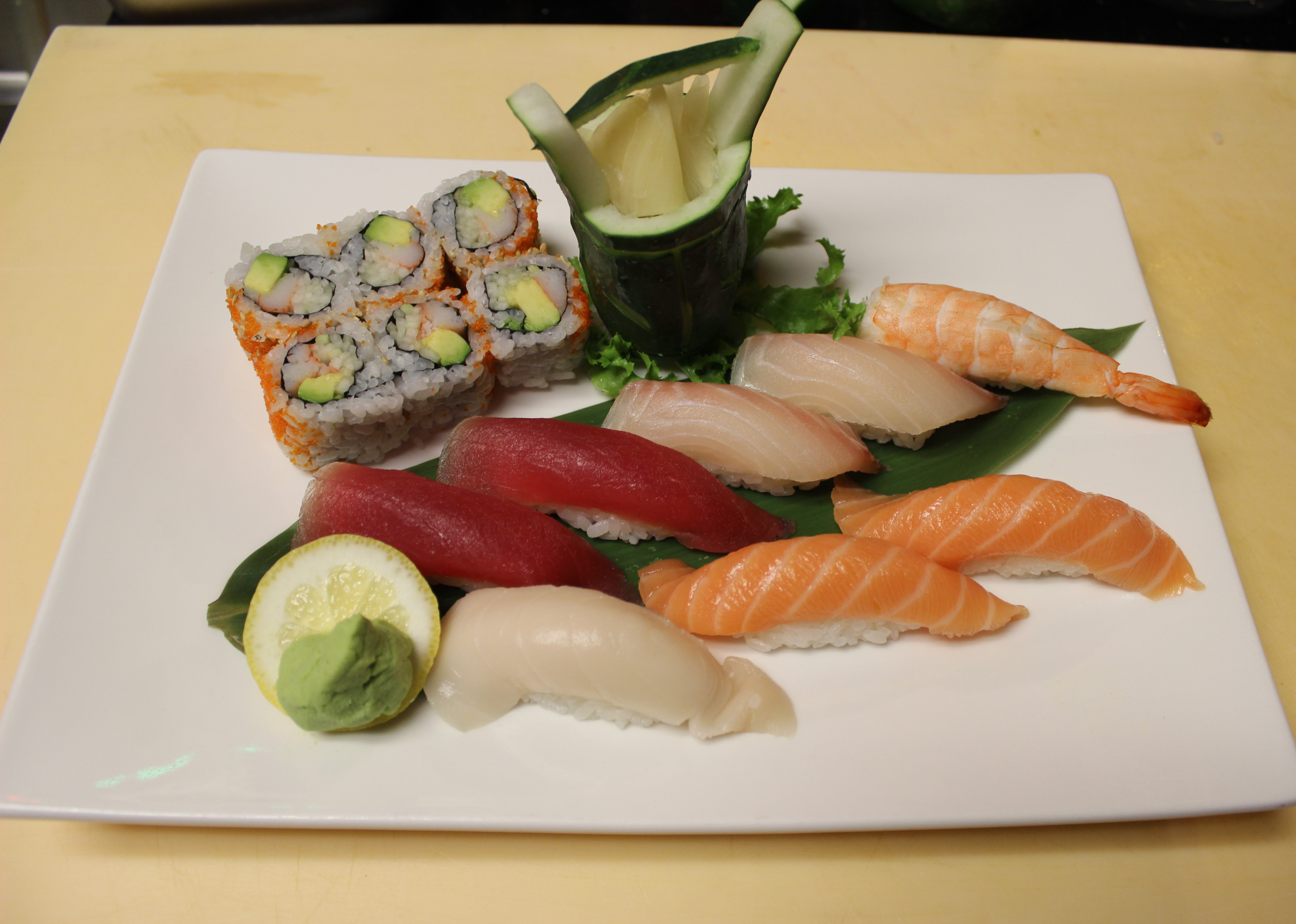 Order Sushi Regular and California Roll food online from Tokyo 2 Seafood and Steakhouse store, Buffalo on bringmethat.com