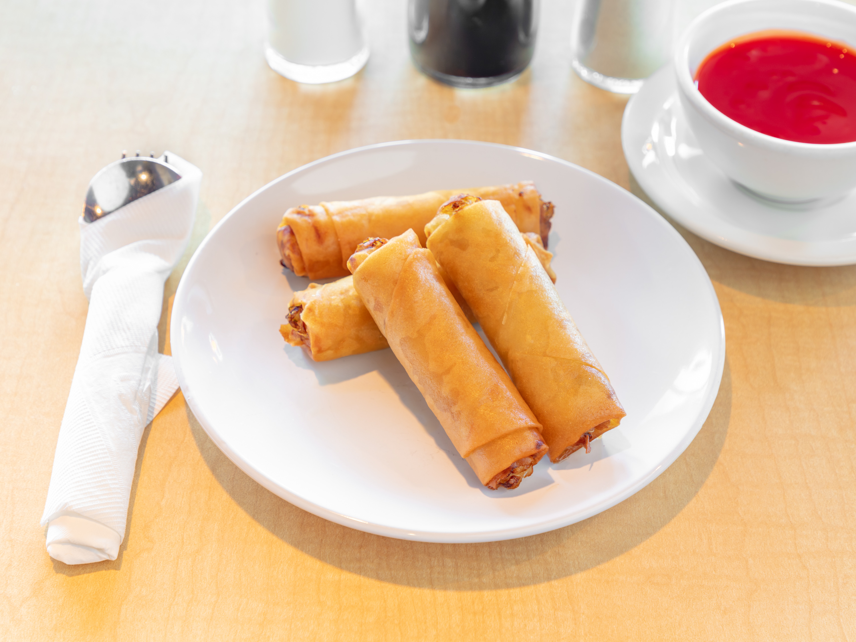 Order Vegetable Egg Roll (4pcs) food online from Golden China store, Southlake on bringmethat.com