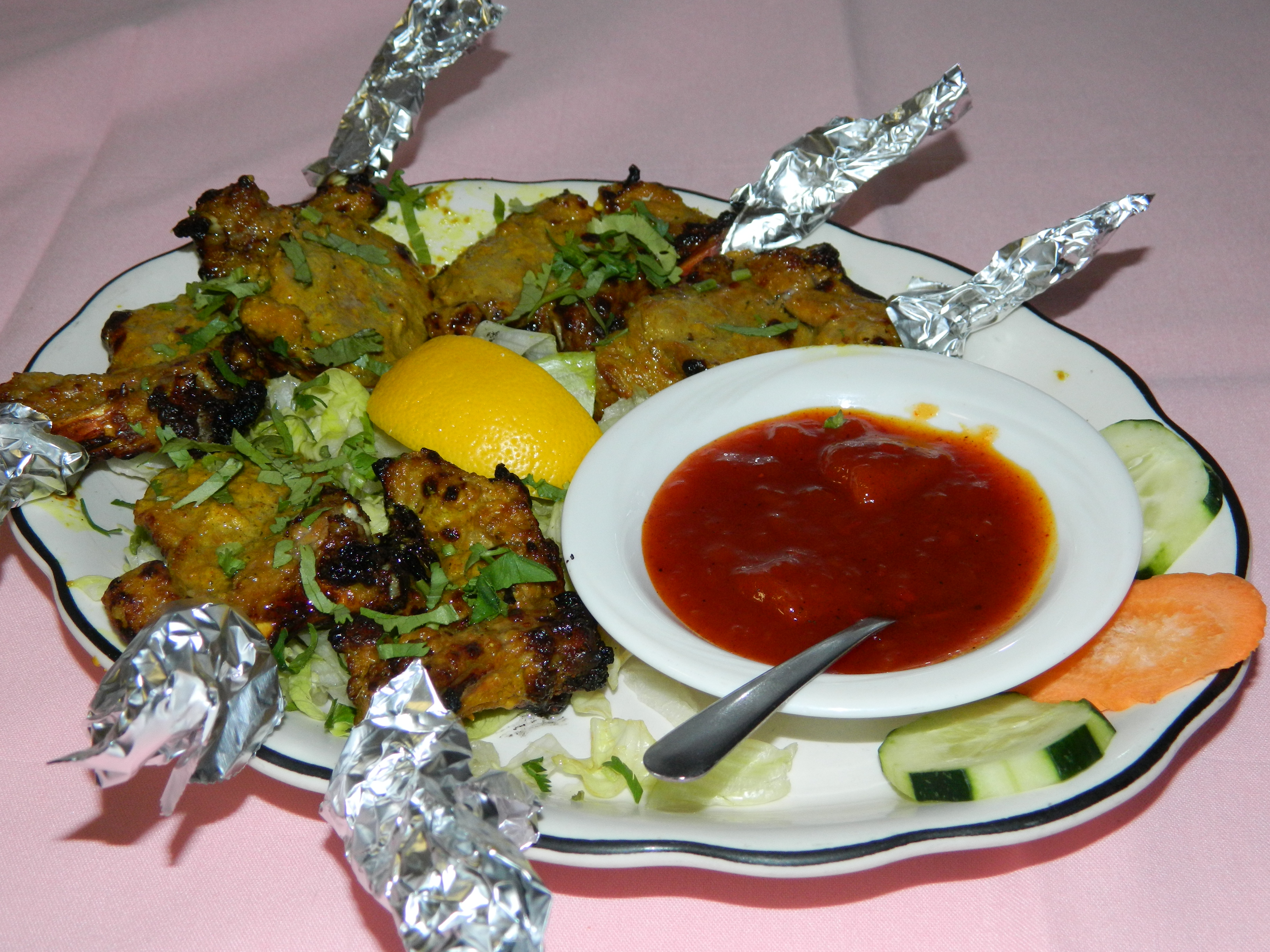 Order Lamb Chops Bahari food online from Mughal Palace store, Valhalla on bringmethat.com