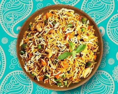 Order Great Veggie Biryani food online from Curry Empire store, preston on bringmethat.com