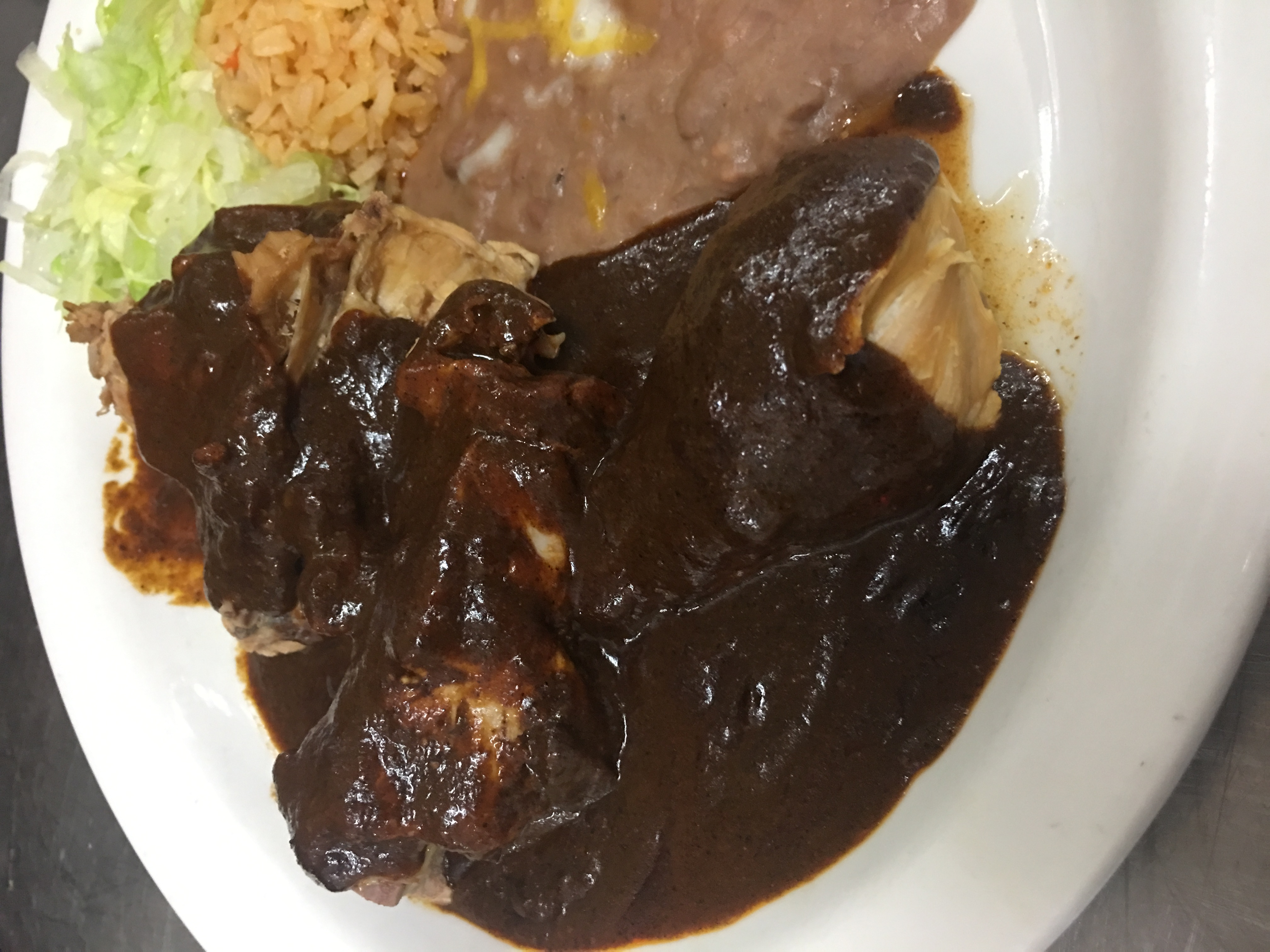 Order Mole Negro food online from Mariscos El Pacifico store, Vista on bringmethat.com