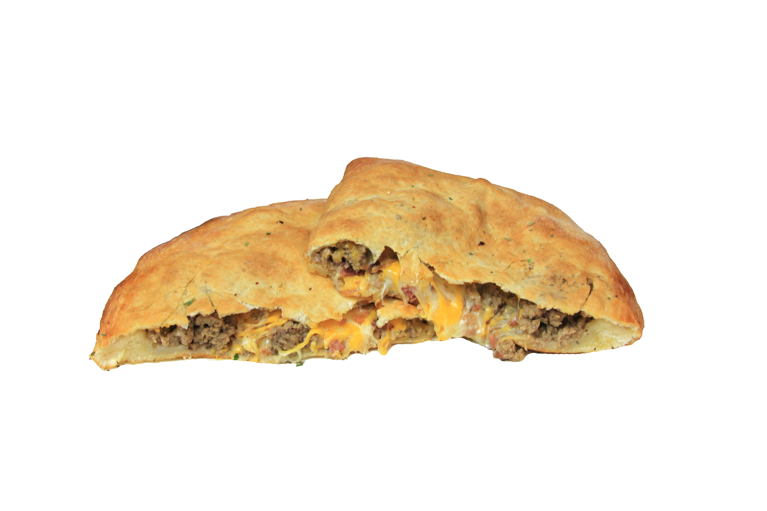 Order Cheeseburg Zone Calzone food online from D.P. Dough store, Fort Collins on bringmethat.com