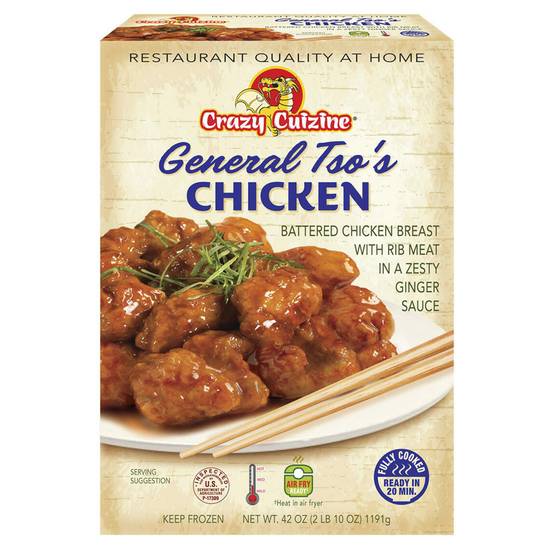 Order Crazy Cuizine - General Tso's Chicken food online from IV Deli Mart store, Goleta on bringmethat.com