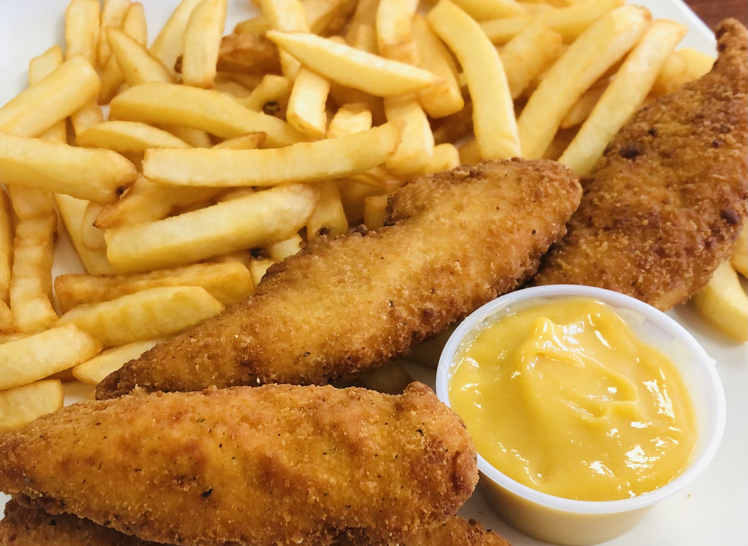 Order Chicken Finger with French Fries food online from Bagels and brew store, Astoria on bringmethat.com