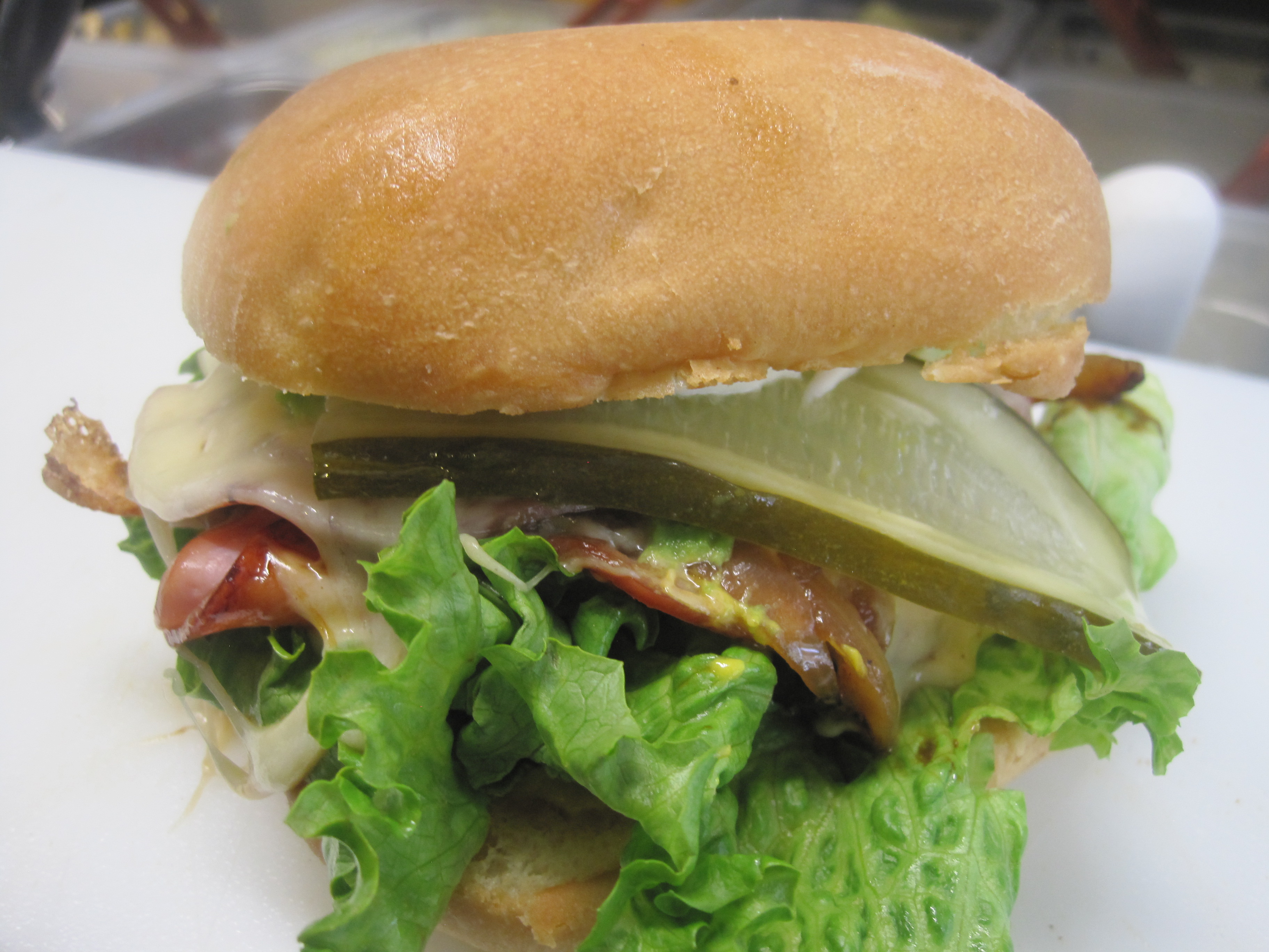 Order Carson Ham Lover Sandwich food online from La Bakery store, Carson City on bringmethat.com