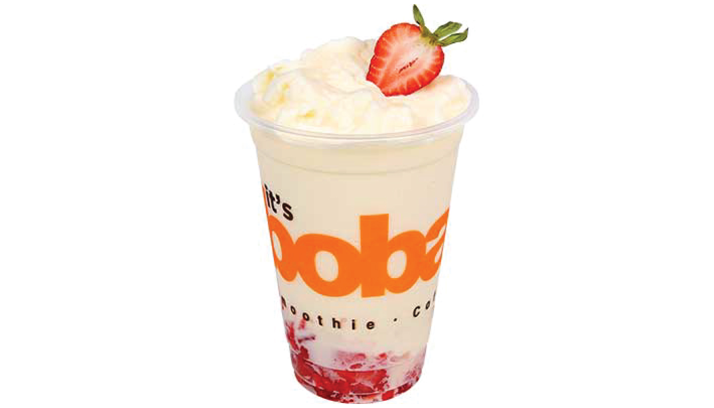 Order Coconut Strawberry Smoothie food online from Boba Time store, Simi Valley on bringmethat.com