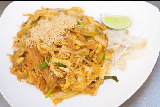 Order 43. Vegetable Pad Thai Noodle food online from Hunan House store, Centralia on bringmethat.com
