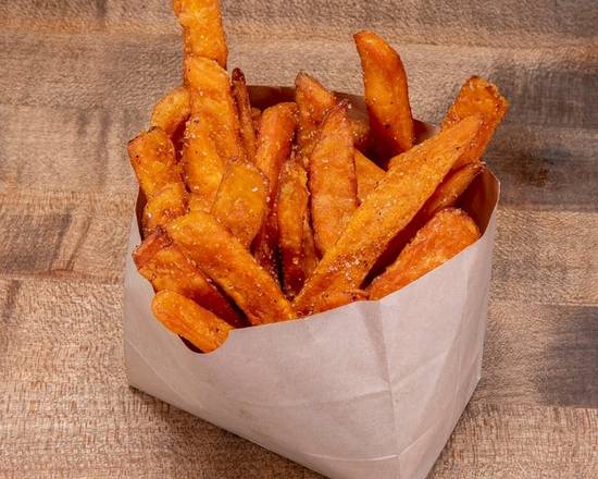 Order SWEET POTATO FRIES food online from Dog Haus store, Los Angeles on bringmethat.com