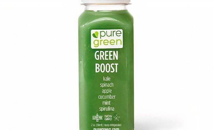 Order Green Boost, Cold Pressed Juice Shot (Detox) food online from Pure Green store, Carmel on bringmethat.com