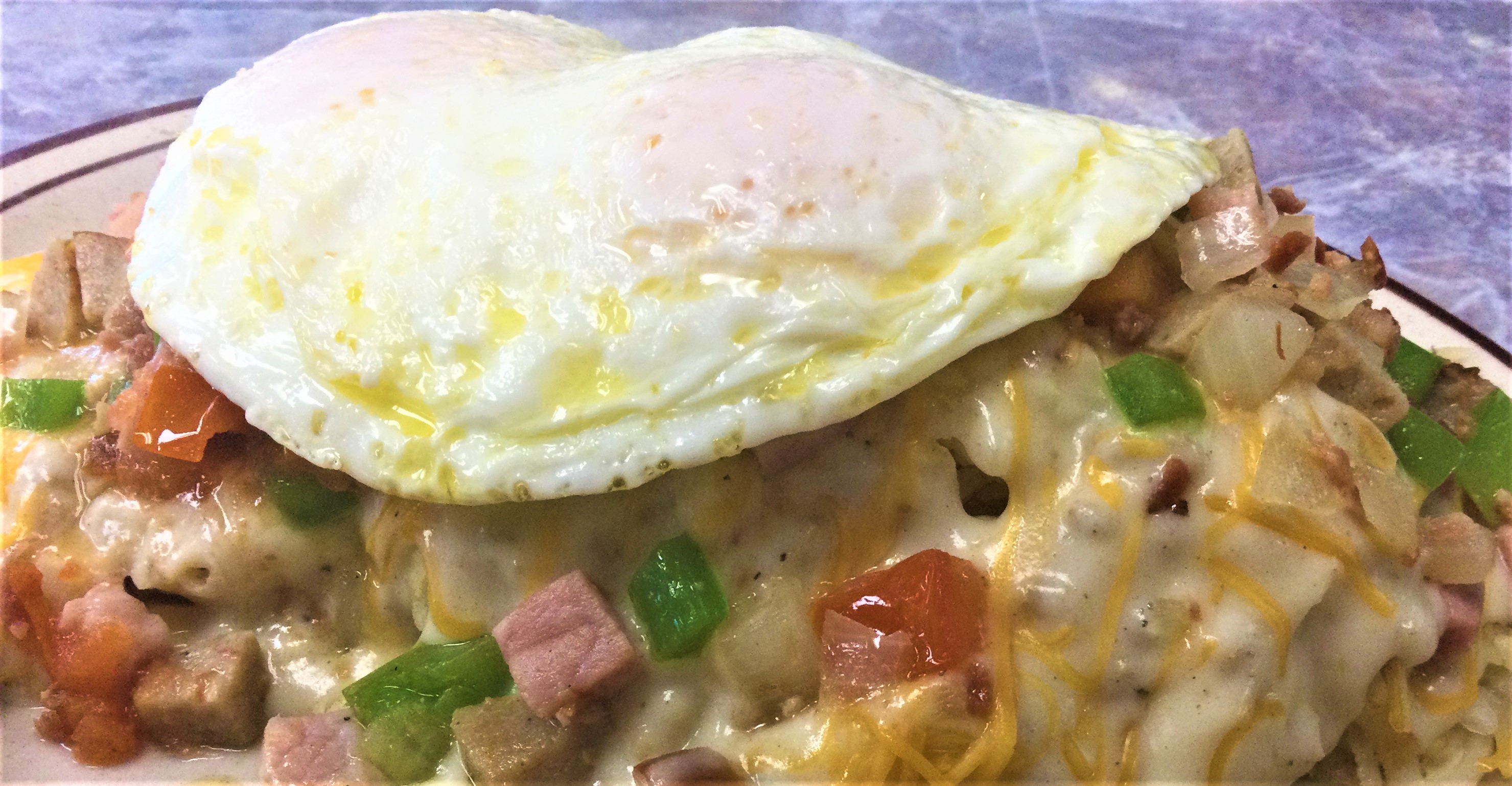 Order Country Scramble food online from The Corner Cafe store, Post Falls on bringmethat.com