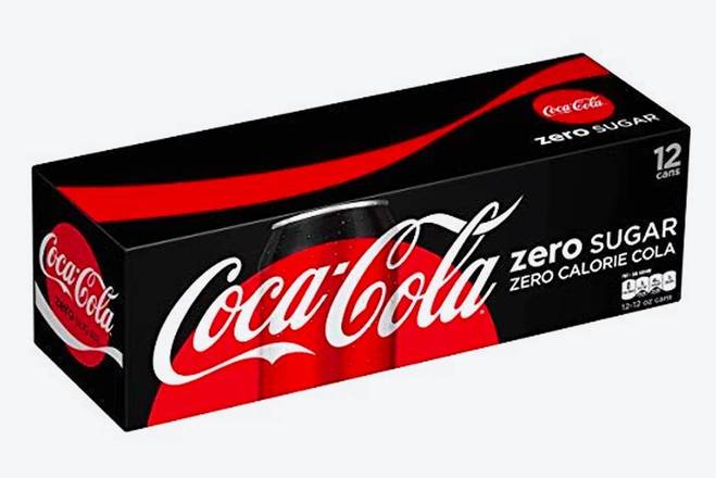 Order Coca-Cola Zero- 12oz Can x 12 Pack  food online from Darn Cheap Discounts store, Hartville on bringmethat.com