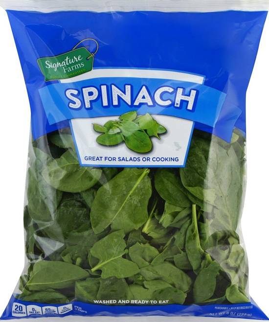 Order Signature Farms · Spinach (8 oz) food online from Safeway store, Bullhead City on bringmethat.com
