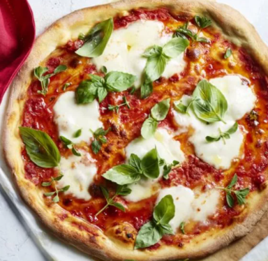 Order Margherita Pizza food online from Pronto Italian Deli store, San Clemente on bringmethat.com
