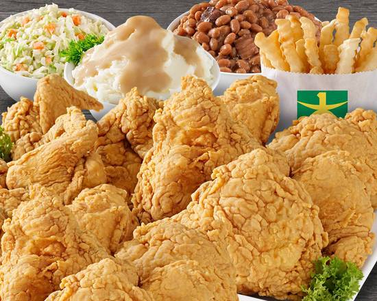 Order 16 Pcs Chicken or Tenders 4 Large Sides food online from Brown's Chicken & Pasta store, East Dundee on bringmethat.com