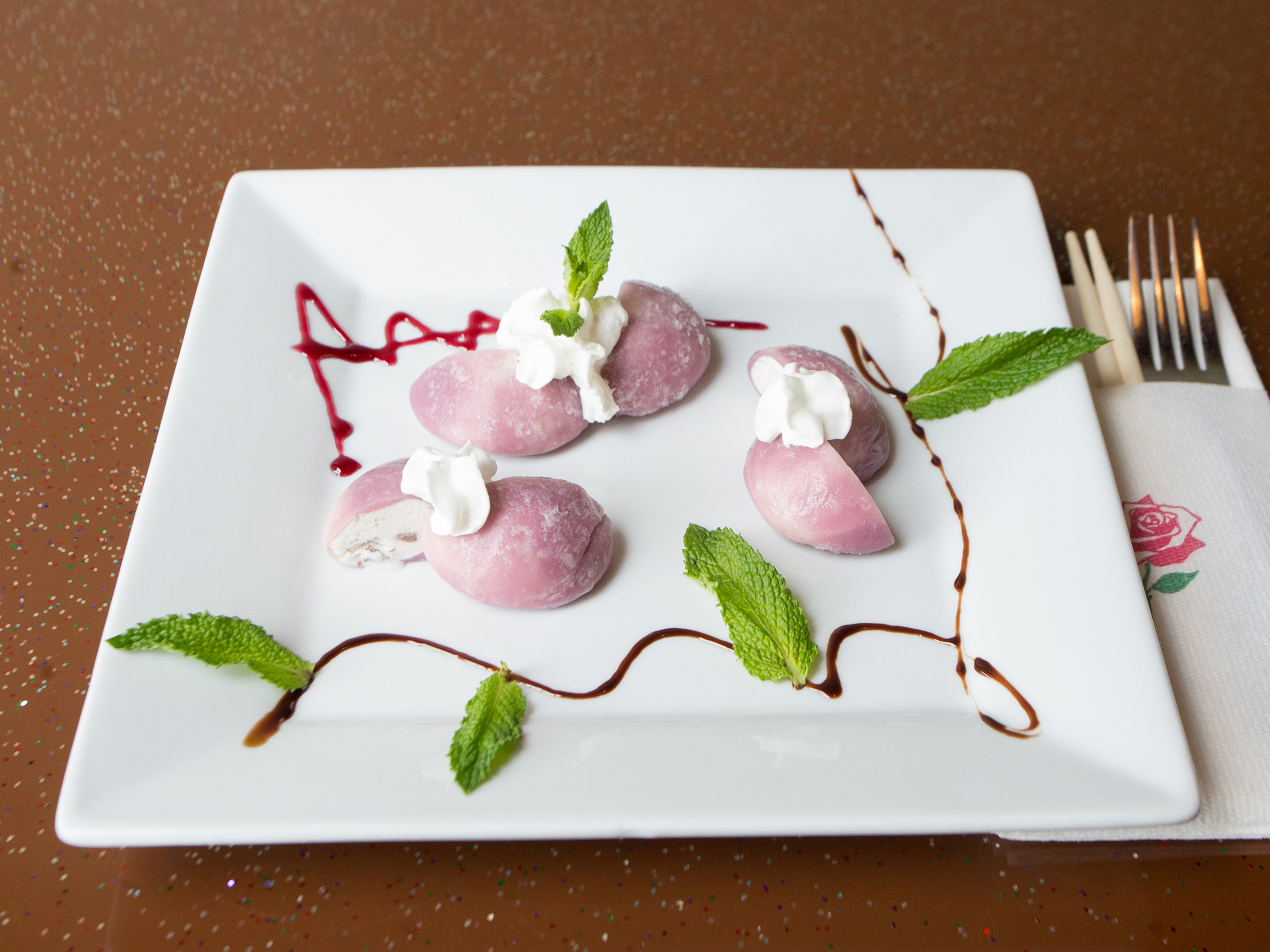 Order 3 Pieces Mochi Ice Cream food online from Wild Orchid store, Southington on bringmethat.com