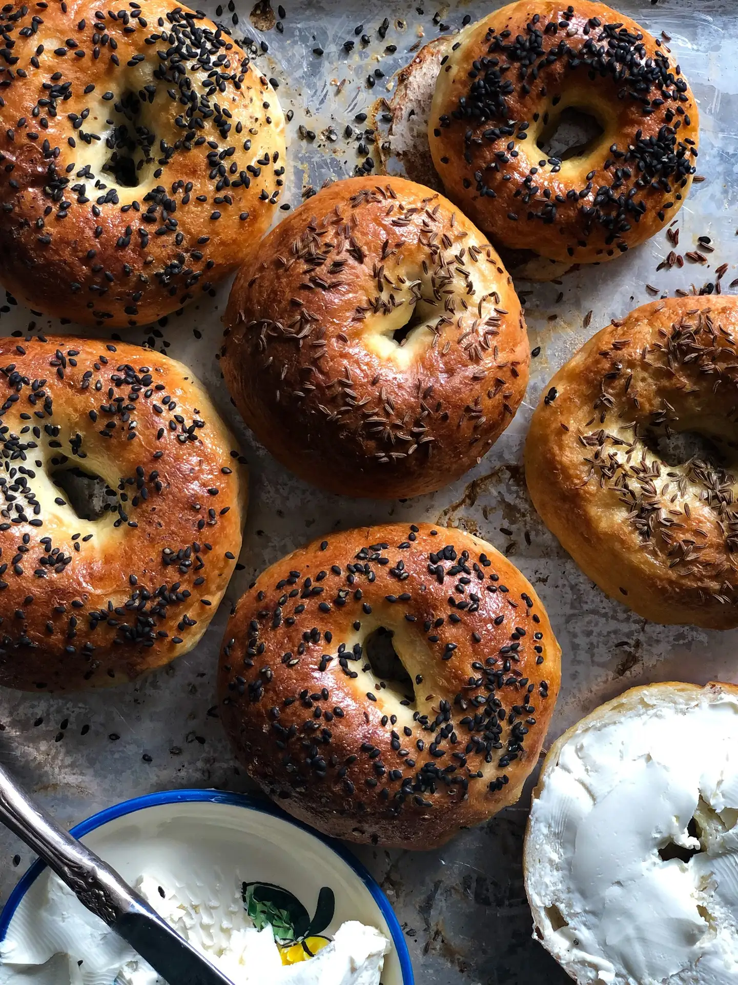 Order Poppy Seed Bagel food online from Culture Bread Haus store, Houston on bringmethat.com