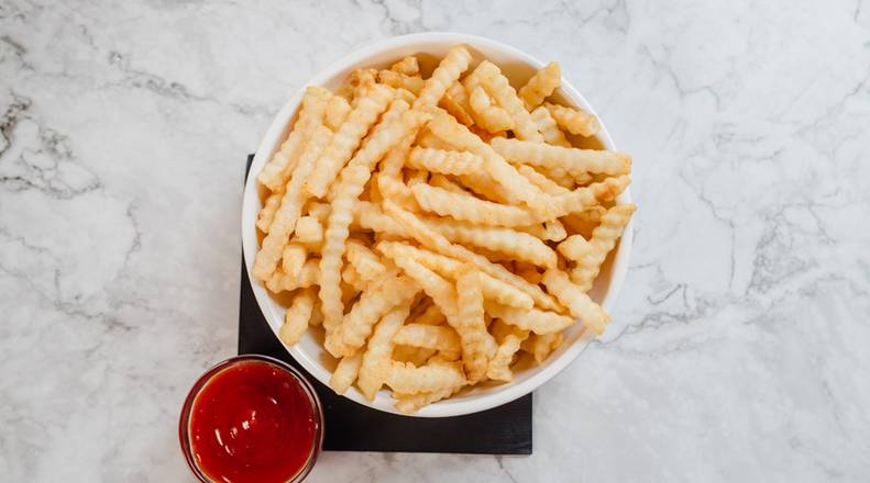 Order Classic Crinkle Cut Fries Large food online from Eighth Avenue Wing Shack store, Greeley on bringmethat.com