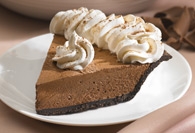 Order Chocolate Satin Pie food online from Marie Callender Restaurant & Bakery store, Azusa on bringmethat.com