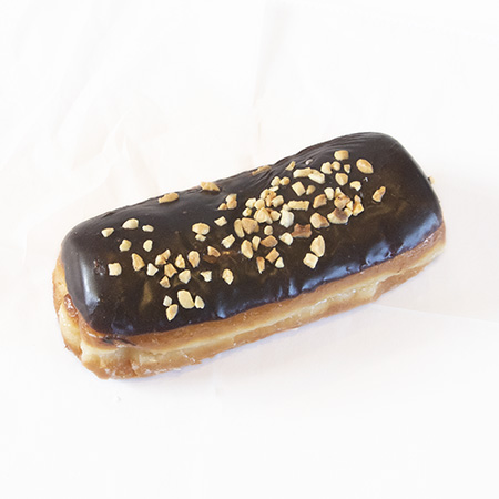 Order Chocolate Bar with Nuts Donut food online from Donut Plus store, Orange on bringmethat.com