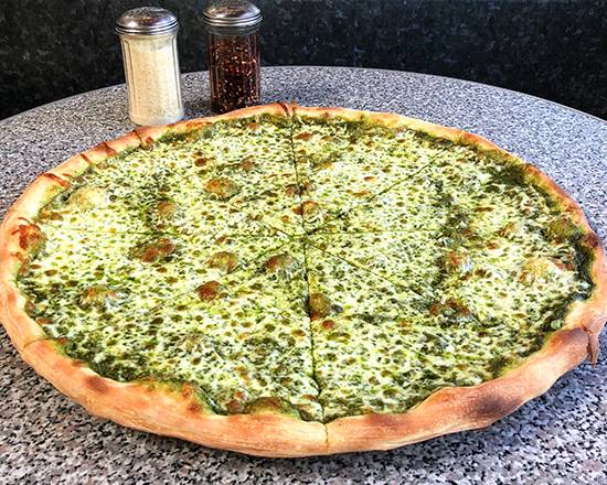 Order Pesto Pizza food online from Escape From New York Pizza store, San Francisco on bringmethat.com