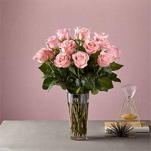 Order 18 Long Stem Pink Roses food online from Pro Flowers store, EL MONTE on bringmethat.com