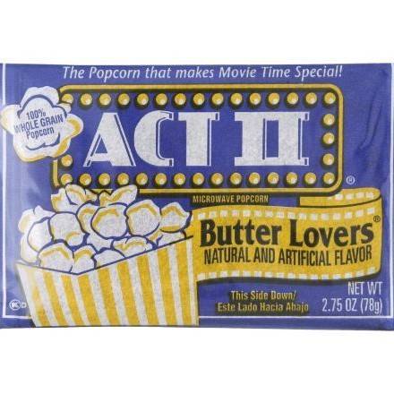 Order Act II Butter Lovers Popcorn (2.75 oz) food online from Light Speed Market store, Marietta on bringmethat.com
