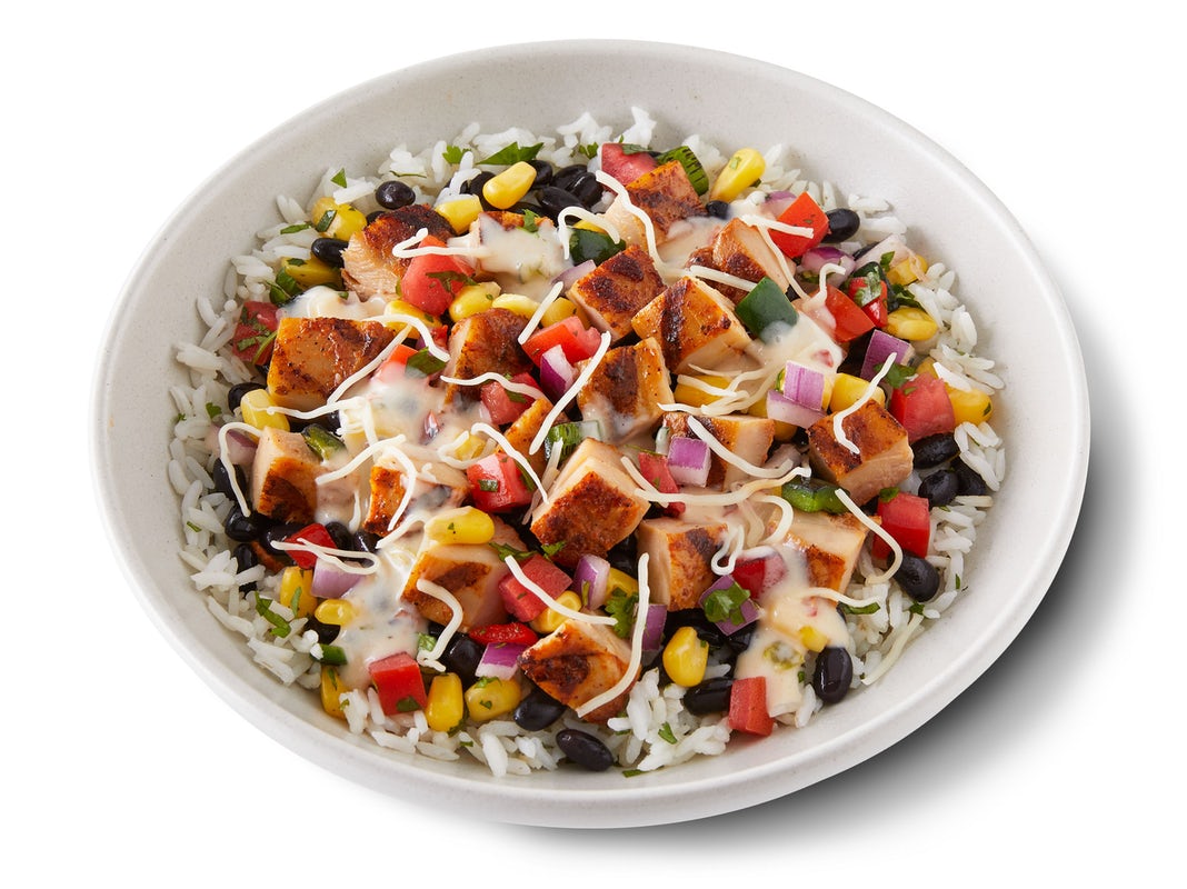 Order Chicken Queso Bowl food online from QDOBA Mexican Eats store, Massapequa Park on bringmethat.com