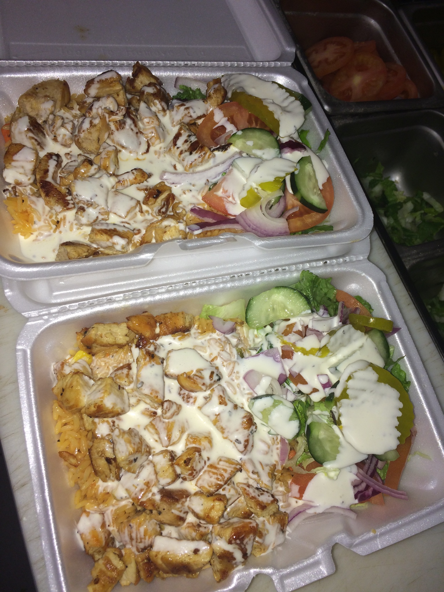 Order Grilled Chicken Salad food online from Kennedy Pizza & Fried Chicken store, Newark on bringmethat.com