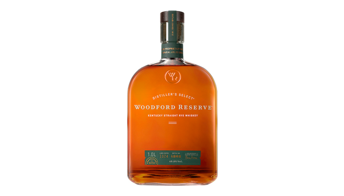 Order Woodford Reserve Distiller's Select Kentucky Straight Rye Whiskey 750mL food online from Village Commons Liquor store, Camarillo on bringmethat.com