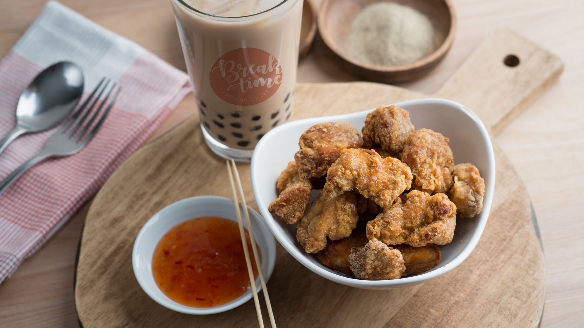 Order Popcorn Chicken (Homestyle) food online from Breaktime Tea store, Campbell on bringmethat.com