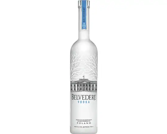 Order Belvedere, 750mL vodka (40.0% ABV) food online from Sousa Wines & Liquors store, Mountain View on bringmethat.com