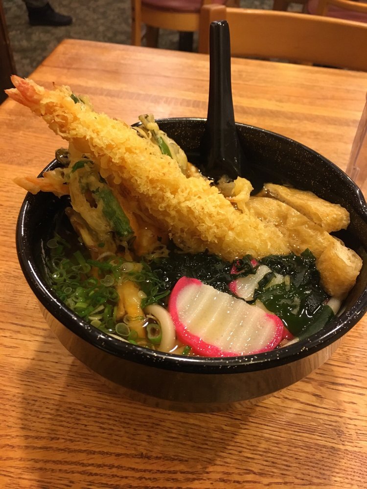 Order Tempura Udon with Soup (D) food online from Sushi Ko store, Farmington on bringmethat.com