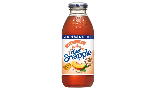 Order Snapple Diet Peach Tea food online from The Halal Guys store, Farmingdale on bringmethat.com