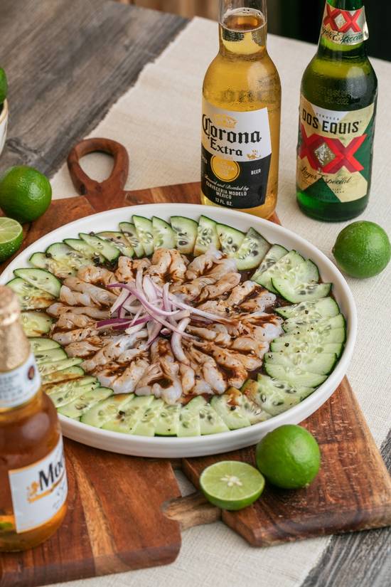 Order Aguachile Negro food online from Mariscos Choix store, Downey on bringmethat.com